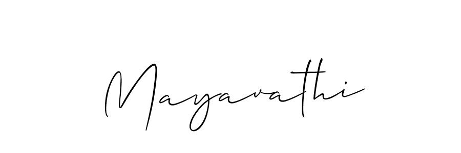 Make a beautiful signature design for name Mayavathi. Use this online signature maker to create a handwritten signature for free. Mayavathi signature style 2 images and pictures png