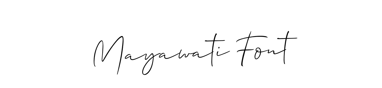 How to Draw Mayawati Font signature style? Allison_Script is a latest design signature styles for name Mayawati Font. Mayawati Font signature style 2 images and pictures png