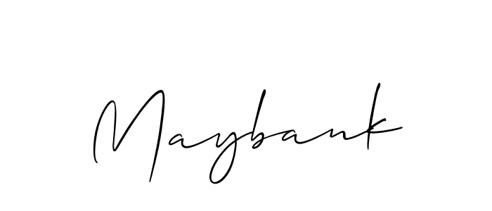 How to make Maybank name signature. Use Allison_Script style for creating short signs online. This is the latest handwritten sign. Maybank signature style 2 images and pictures png