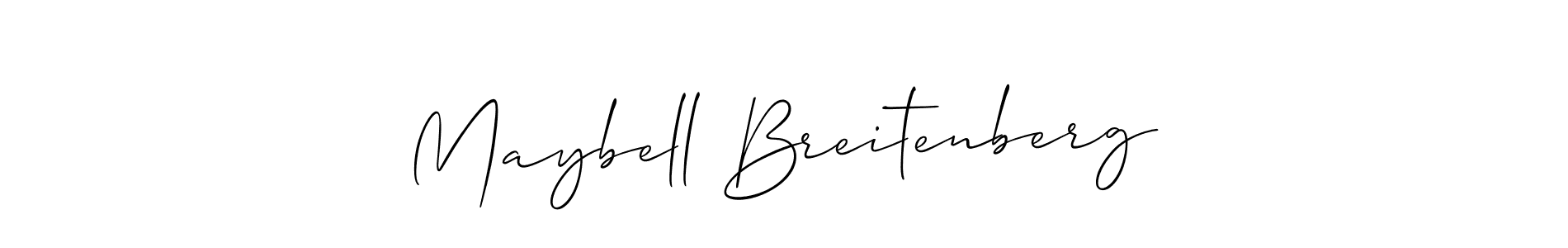 You can use this online signature creator to create a handwritten signature for the name Maybell Breitenberg. This is the best online autograph maker. Maybell Breitenberg signature style 2 images and pictures png