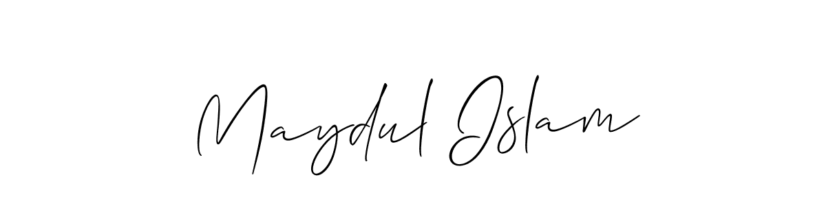 Also we have Maydul Islam name is the best signature style. Create professional handwritten signature collection using Allison_Script autograph style. Maydul Islam signature style 2 images and pictures png