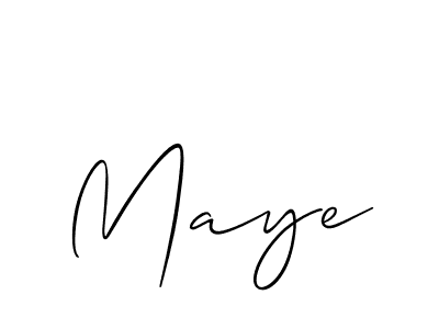 Also we have Maye name is the best signature style. Create professional handwritten signature collection using Allison_Script autograph style. Maye signature style 2 images and pictures png