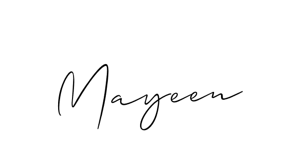 How to Draw Mayeen signature style? Allison_Script is a latest design signature styles for name Mayeen. Mayeen signature style 2 images and pictures png