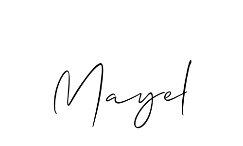 Best and Professional Signature Style for Mayel. Allison_Script Best Signature Style Collection. Mayel signature style 2 images and pictures png