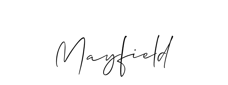 if you are searching for the best signature style for your name Mayfield. so please give up your signature search. here we have designed multiple signature styles  using Allison_Script. Mayfield signature style 2 images and pictures png