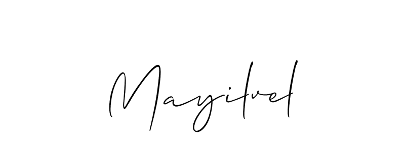 Once you've used our free online signature maker to create your best signature Allison_Script style, it's time to enjoy all of the benefits that Mayilvel name signing documents. Mayilvel signature style 2 images and pictures png