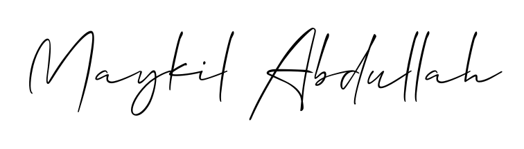 Best and Professional Signature Style for Maykil Abdullah. Allison_Script Best Signature Style Collection. Maykil Abdullah signature style 2 images and pictures png