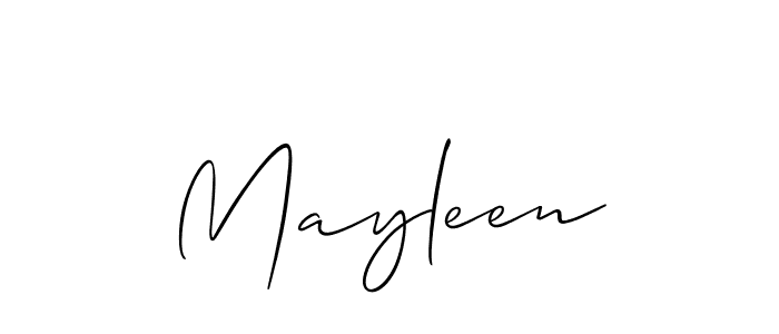 Once you've used our free online signature maker to create your best signature Allison_Script style, it's time to enjoy all of the benefits that Mayleen name signing documents. Mayleen signature style 2 images and pictures png