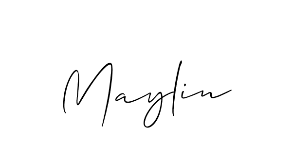 You should practise on your own different ways (Allison_Script) to write your name (Maylin) in signature. don't let someone else do it for you. Maylin signature style 2 images and pictures png