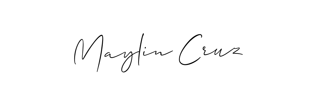 It looks lik you need a new signature style for name Maylin Cruz. Design unique handwritten (Allison_Script) signature with our free signature maker in just a few clicks. Maylin Cruz signature style 2 images and pictures png