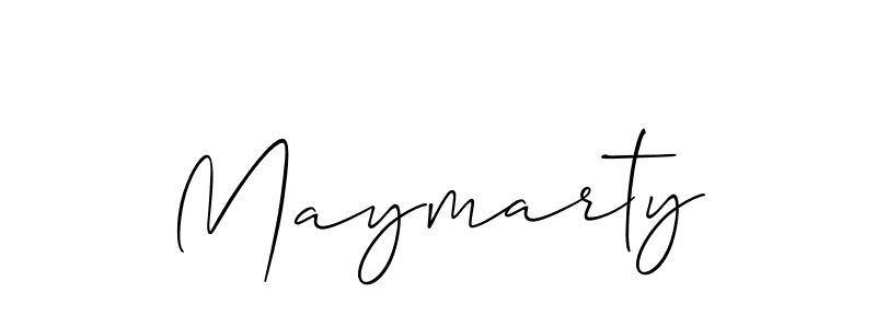 Also we have Maymarty name is the best signature style. Create professional handwritten signature collection using Allison_Script autograph style. Maymarty signature style 2 images and pictures png