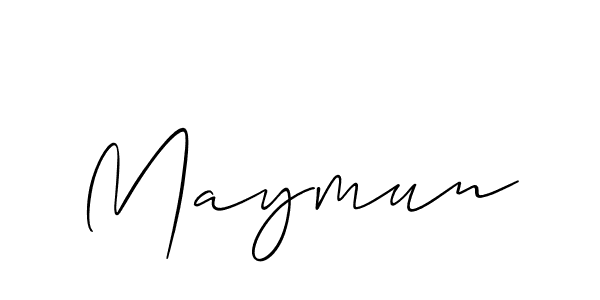 How to make Maymun name signature. Use Allison_Script style for creating short signs online. This is the latest handwritten sign. Maymun signature style 2 images and pictures png