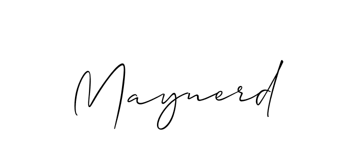 Make a short Maynerd signature style. Manage your documents anywhere anytime using Allison_Script. Create and add eSignatures, submit forms, share and send files easily. Maynerd signature style 2 images and pictures png