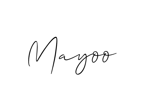 if you are searching for the best signature style for your name Mayoo. so please give up your signature search. here we have designed multiple signature styles  using Allison_Script. Mayoo signature style 2 images and pictures png