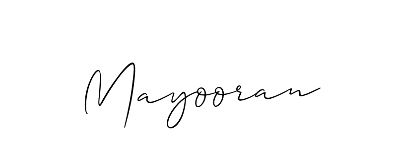 Also we have Mayooran name is the best signature style. Create professional handwritten signature collection using Allison_Script autograph style. Mayooran signature style 2 images and pictures png
