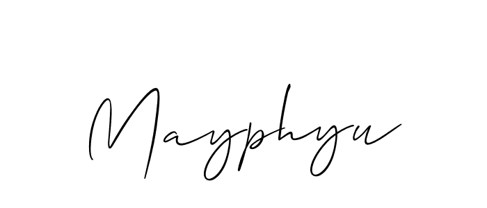 Also You can easily find your signature by using the search form. We will create Mayphyu name handwritten signature images for you free of cost using Allison_Script sign style. Mayphyu signature style 2 images and pictures png
