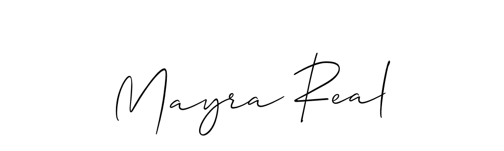 See photos of Mayra Real official signature by Spectra . Check more albums & portfolios. Read reviews & check more about Allison_Script font. Mayra Real signature style 2 images and pictures png