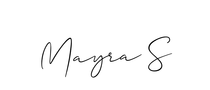 You can use this online signature creator to create a handwritten signature for the name Mayra S. This is the best online autograph maker. Mayra S signature style 2 images and pictures png