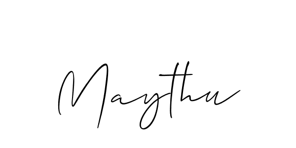 It looks lik you need a new signature style for name Maythu. Design unique handwritten (Allison_Script) signature with our free signature maker in just a few clicks. Maythu signature style 2 images and pictures png