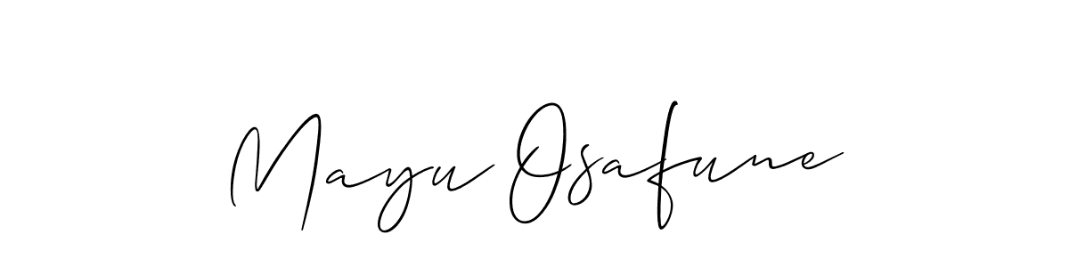 Similarly Allison_Script is the best handwritten signature design. Signature creator online .You can use it as an online autograph creator for name Mayu Osafune. Mayu Osafune signature style 2 images and pictures png