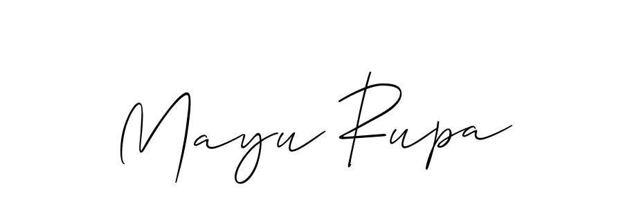How to Draw Mayu Rupa signature style? Allison_Script is a latest design signature styles for name Mayu Rupa. Mayu Rupa signature style 2 images and pictures png