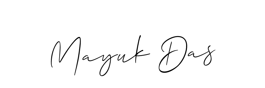 Make a short Mayuk Das signature style. Manage your documents anywhere anytime using Allison_Script. Create and add eSignatures, submit forms, share and send files easily. Mayuk Das signature style 2 images and pictures png