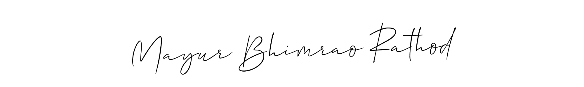 How to Draw Mayur Bhimrao Rathod signature style? Allison_Script is a latest design signature styles for name Mayur Bhimrao Rathod. Mayur Bhimrao Rathod signature style 2 images and pictures png