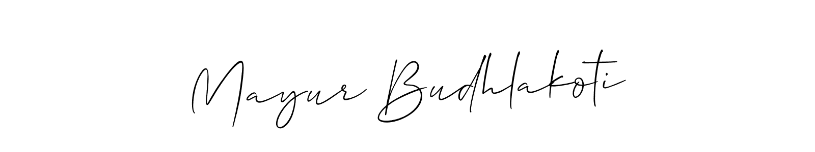 Make a beautiful signature design for name Mayur Budhlakoti. Use this online signature maker to create a handwritten signature for free. Mayur Budhlakoti signature style 2 images and pictures png
