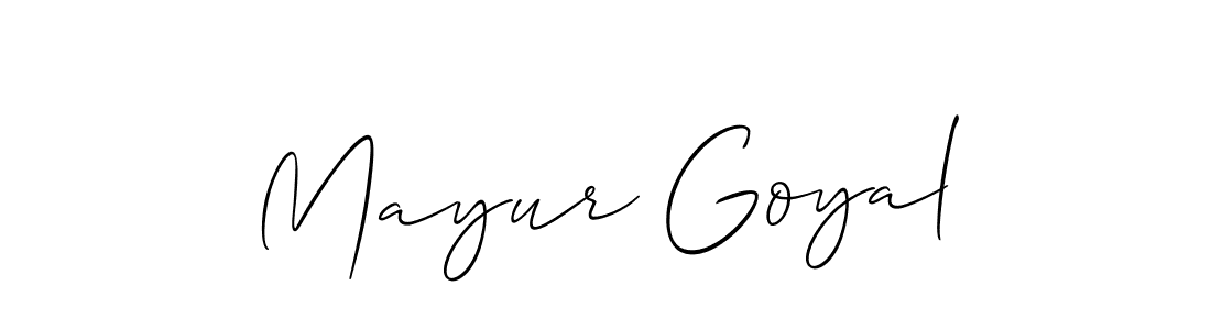 This is the best signature style for the Mayur Goyal name. Also you like these signature font (Allison_Script). Mix name signature. Mayur Goyal signature style 2 images and pictures png
