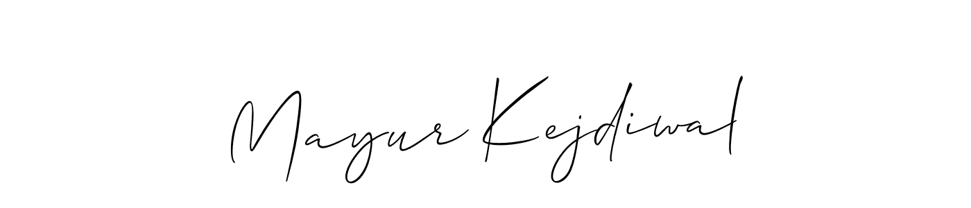 if you are searching for the best signature style for your name Mayur Kejdiwal. so please give up your signature search. here we have designed multiple signature styles  using Allison_Script. Mayur Kejdiwal signature style 2 images and pictures png