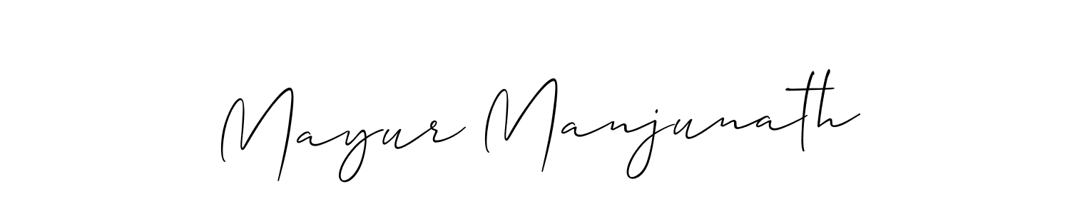 Similarly Allison_Script is the best handwritten signature design. Signature creator online .You can use it as an online autograph creator for name Mayur Manjunath. Mayur Manjunath signature style 2 images and pictures png