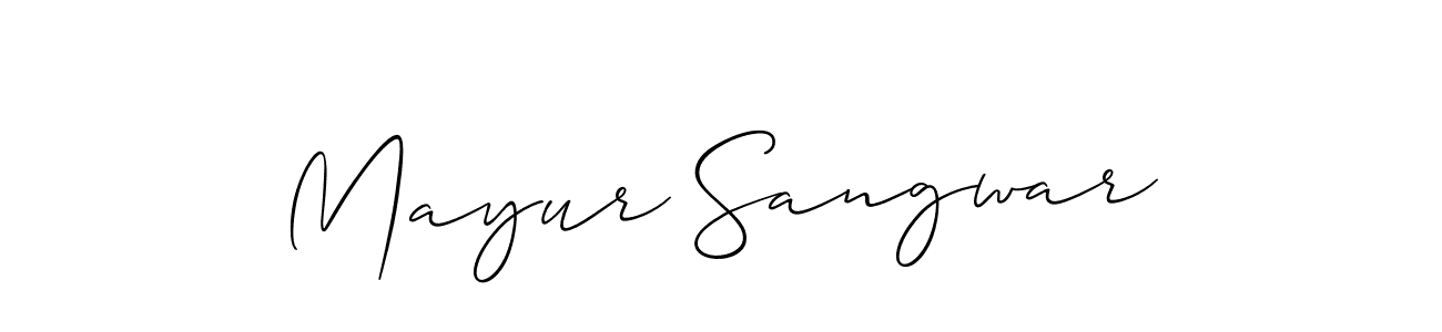 This is the best signature style for the Mayur Sangwar name. Also you like these signature font (Allison_Script). Mix name signature. Mayur Sangwar signature style 2 images and pictures png