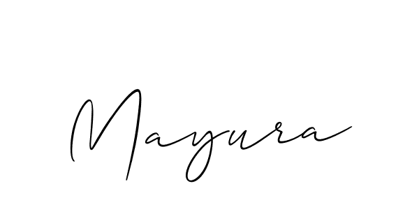 The best way (Allison_Script) to make a short signature is to pick only two or three words in your name. The name Mayura include a total of six letters. For converting this name. Mayura signature style 2 images and pictures png