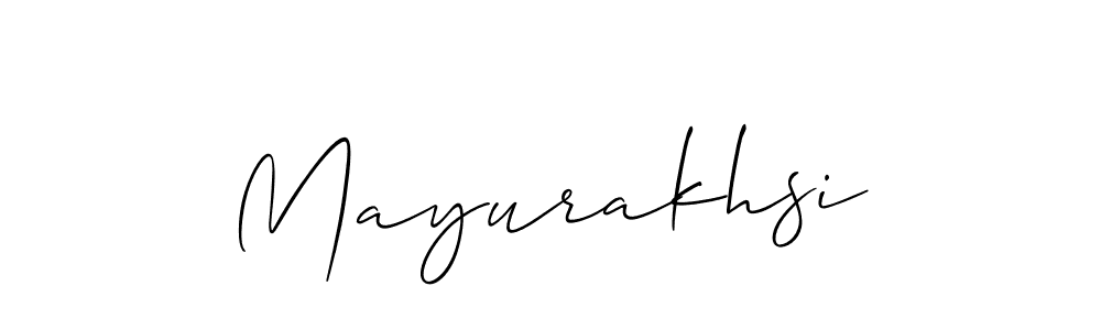 Also we have Mayurakhsi name is the best signature style. Create professional handwritten signature collection using Allison_Script autograph style. Mayurakhsi signature style 2 images and pictures png