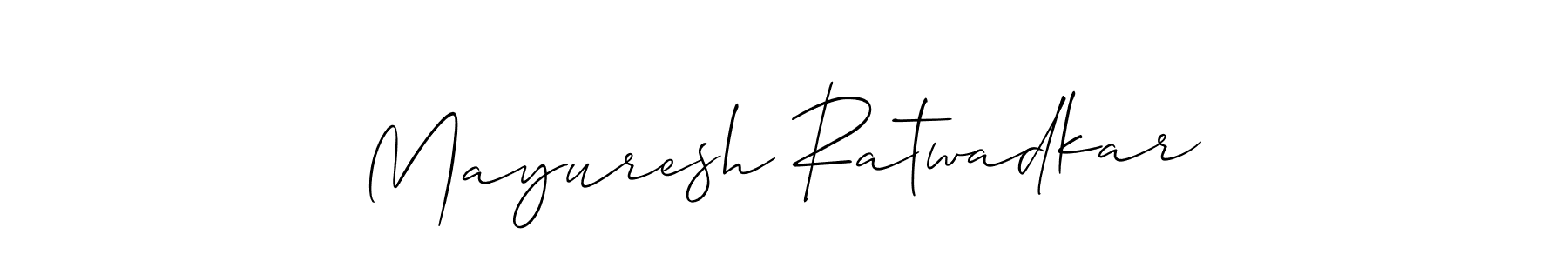 How to Draw Mayuresh Ratwadkar signature style? Allison_Script is a latest design signature styles for name Mayuresh Ratwadkar. Mayuresh Ratwadkar signature style 2 images and pictures png