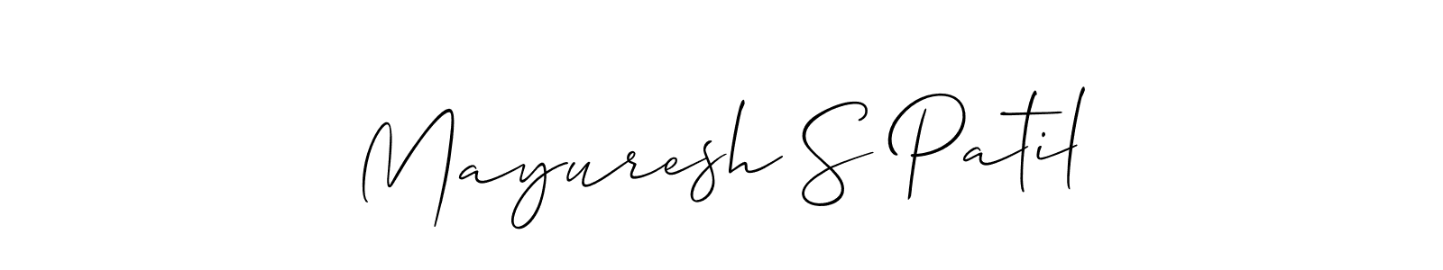 See photos of Mayuresh S Patil official signature by Spectra . Check more albums & portfolios. Read reviews & check more about Allison_Script font. Mayuresh S Patil signature style 2 images and pictures png