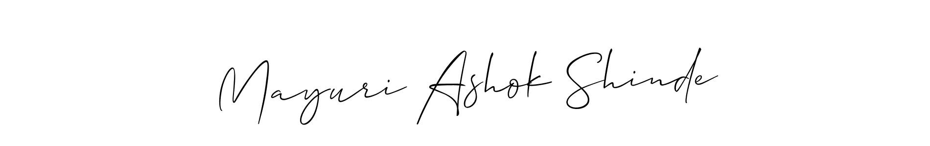Make a beautiful signature design for name Mayuri Ashok Shinde. Use this online signature maker to create a handwritten signature for free. Mayuri Ashok Shinde signature style 2 images and pictures png