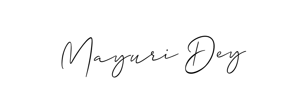 Make a beautiful signature design for name Mayuri Dey. Use this online signature maker to create a handwritten signature for free. Mayuri Dey signature style 2 images and pictures png