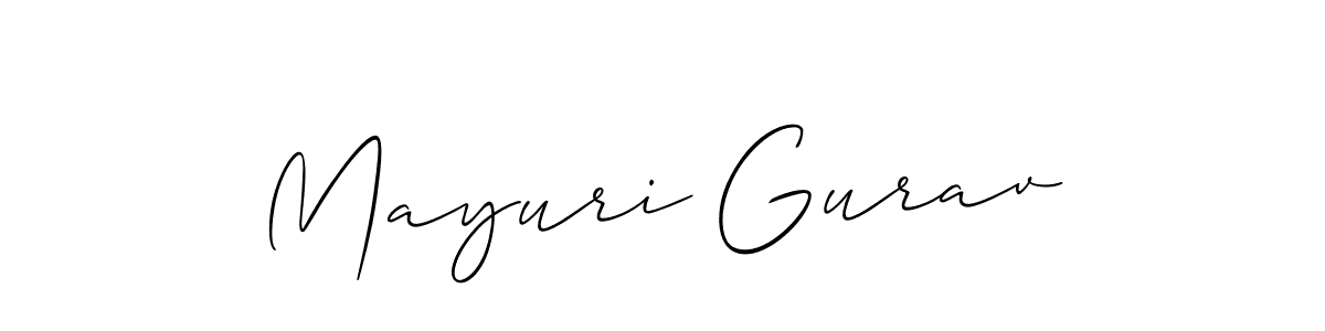 You can use this online signature creator to create a handwritten signature for the name Mayuri Gurav. This is the best online autograph maker. Mayuri Gurav signature style 2 images and pictures png