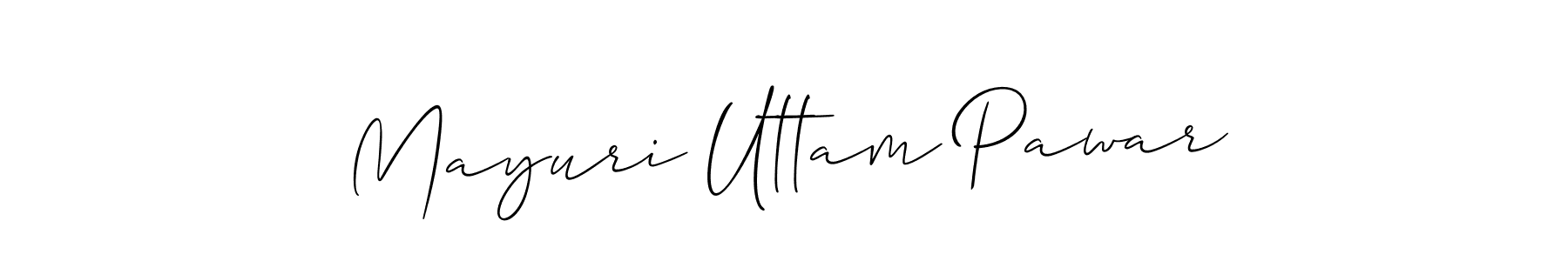 Also You can easily find your signature by using the search form. We will create Mayuri Uttam Pawar name handwritten signature images for you free of cost using Allison_Script sign style. Mayuri Uttam Pawar signature style 2 images and pictures png