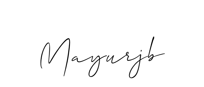 How to Draw Mayurjb signature style? Allison_Script is a latest design signature styles for name Mayurjb. Mayurjb signature style 2 images and pictures png