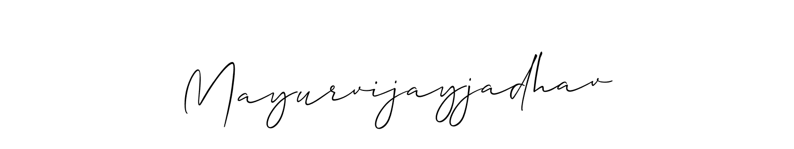 This is the best signature style for the Mayurvijayjadhav name. Also you like these signature font (Allison_Script). Mix name signature. Mayurvijayjadhav signature style 2 images and pictures png