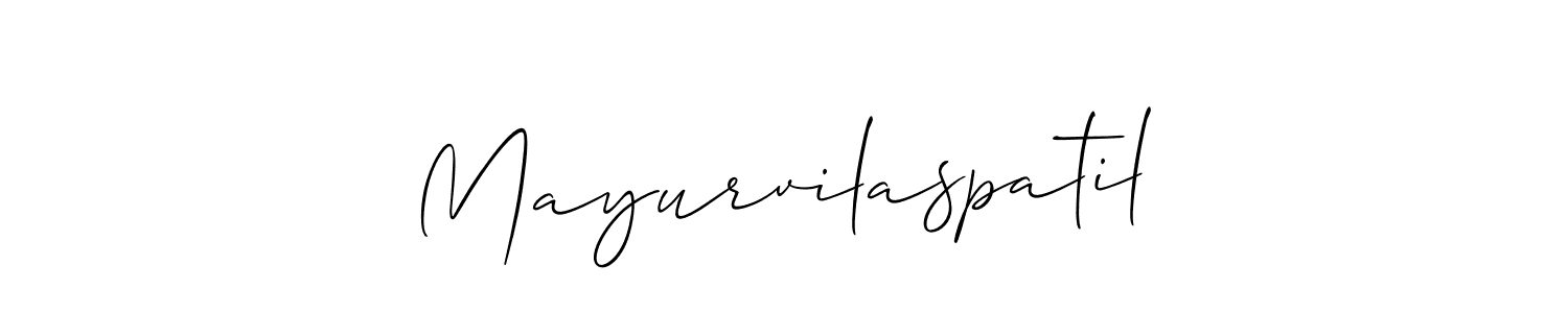 It looks lik you need a new signature style for name Mayurvilaspatil. Design unique handwritten (Allison_Script) signature with our free signature maker in just a few clicks. Mayurvilaspatil signature style 2 images and pictures png