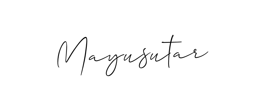 Mayusutar stylish signature style. Best Handwritten Sign (Allison_Script) for my name. Handwritten Signature Collection Ideas for my name Mayusutar. Mayusutar signature style 2 images and pictures png