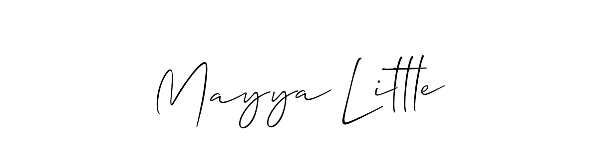 Also we have Mayya Little name is the best signature style. Create professional handwritten signature collection using Allison_Script autograph style. Mayya Little signature style 2 images and pictures png