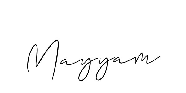 Allison_Script is a professional signature style that is perfect for those who want to add a touch of class to their signature. It is also a great choice for those who want to make their signature more unique. Get Mayyam name to fancy signature for free. Mayyam signature style 2 images and pictures png