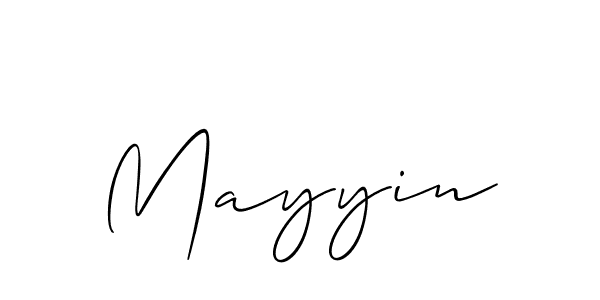 Best and Professional Signature Style for Mayyin. Allison_Script Best Signature Style Collection. Mayyin signature style 2 images and pictures png