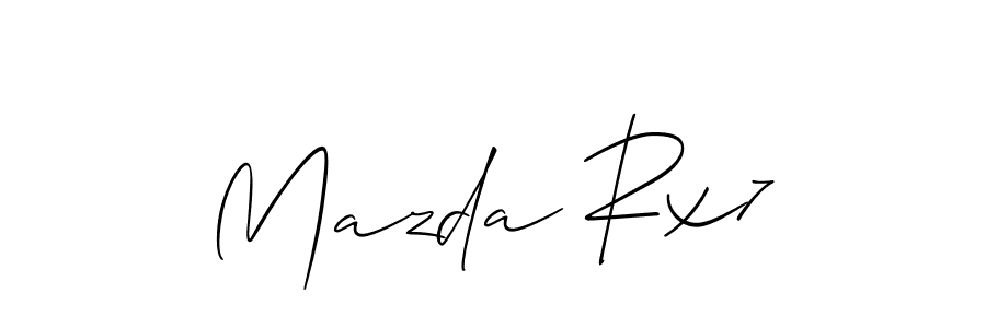 The best way (Allison_Script) to make a short signature is to pick only two or three words in your name. The name Mazda Rx7 include a total of six letters. For converting this name. Mazda Rx7 signature style 2 images and pictures png