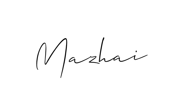 Make a beautiful signature design for name Mazhai. Use this online signature maker to create a handwritten signature for free. Mazhai signature style 2 images and pictures png