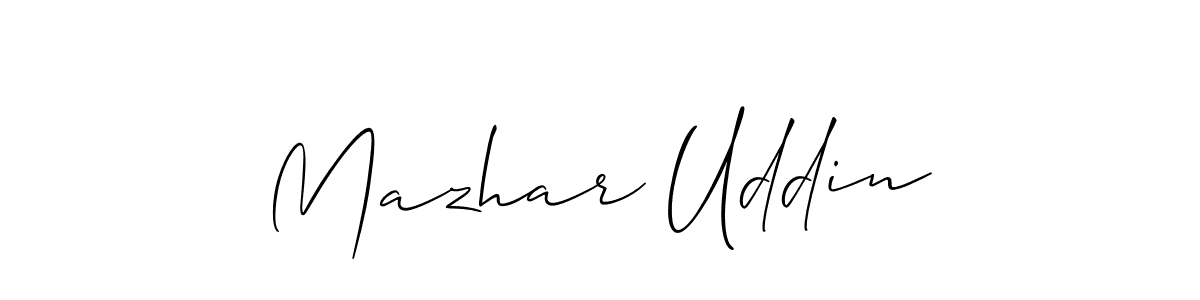 How to Draw Mazhar Uddin signature style? Allison_Script is a latest design signature styles for name Mazhar Uddin. Mazhar Uddin signature style 2 images and pictures png